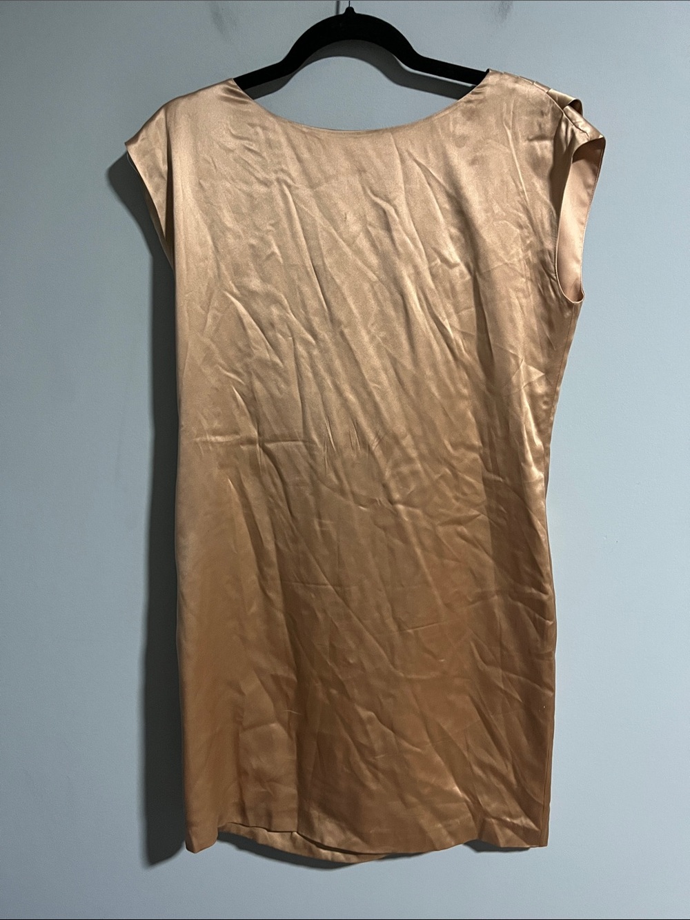 Club Monaco Cowl Back Silk Shift Dress